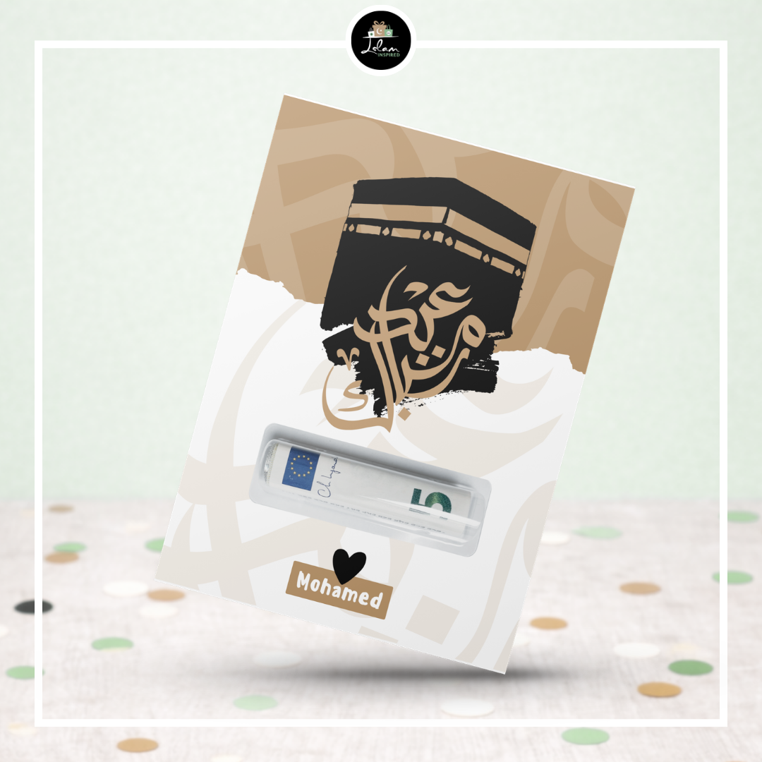 Eid Mubarak Money Card for Muslim Boy