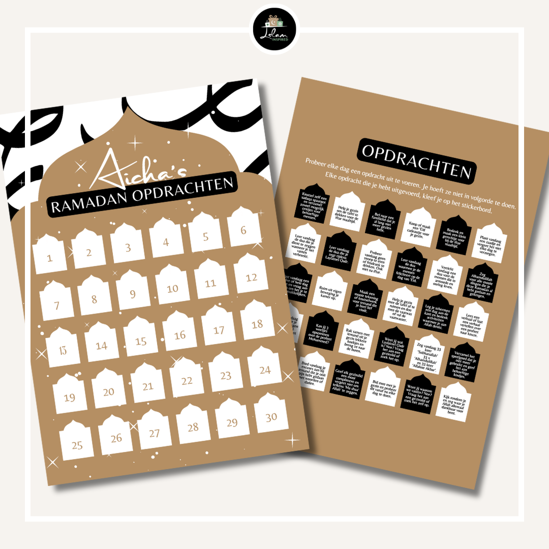 Ramadan assignments board