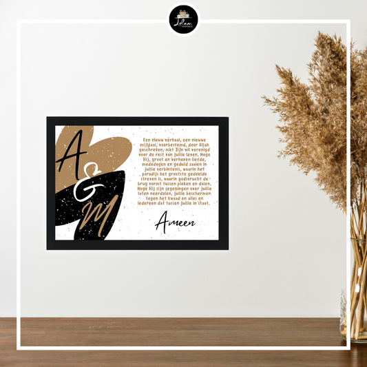 Dualijst voor een bruidspaar