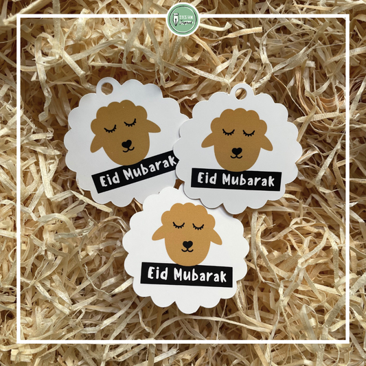 Eid Mubarak gift tag 'schaap'
