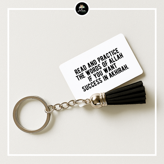 Sleutelhanger 'Read and practice the words of Allah'