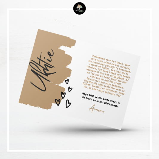 Wenskaart voor een zus