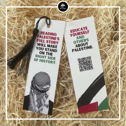 Double-sided Palestine bookmark 'Right side of history'