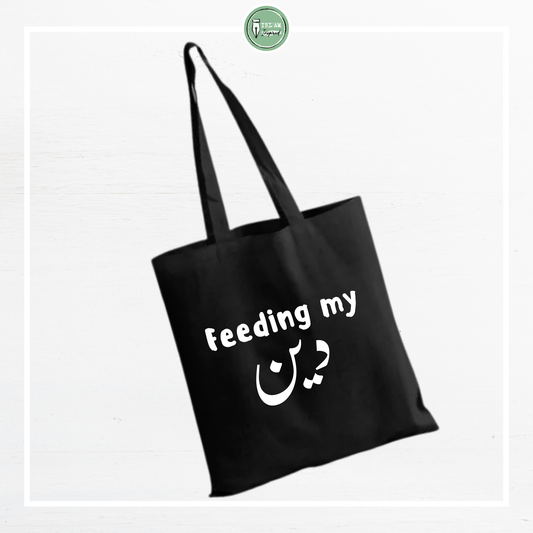 Totebag 'Feeding my deen'