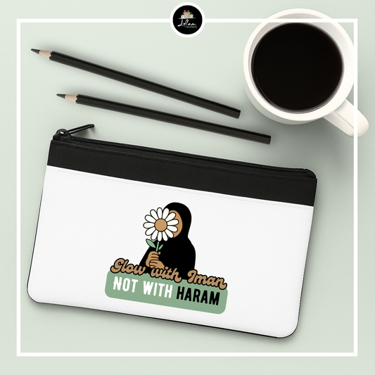 Etui 'Glow with Iman, not with haram'
