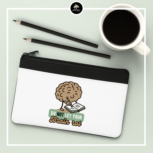 Etui 'Do not let your brain rot'