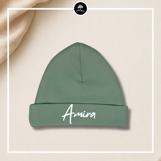 Personalized hat 'graceful'