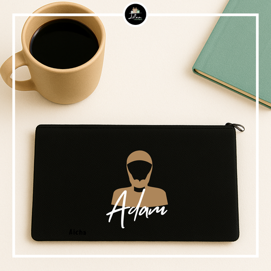Gepersonaliseerde etui met baard illustratie
