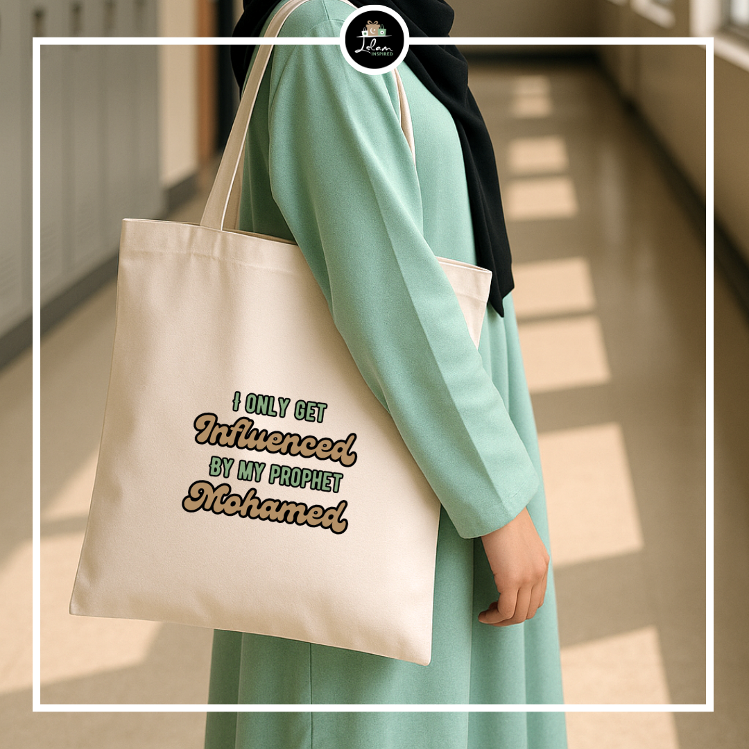 Totebag 'I only get influenced by my prophet Mohamed'