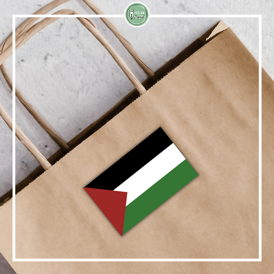 Sticker Palestina (vlag)