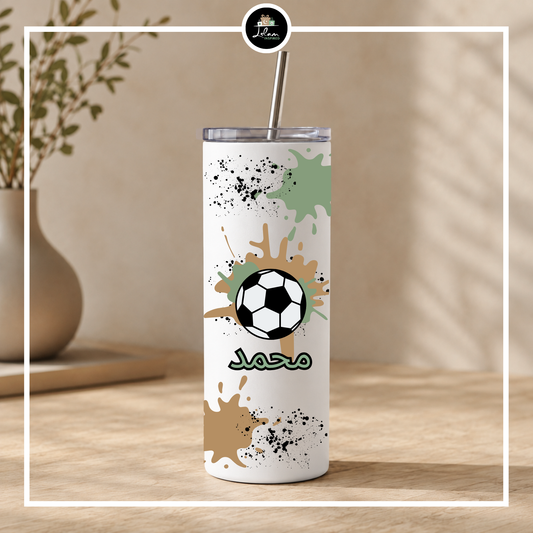 Gepersonaliseerde Tumbler voor een voetbalfan