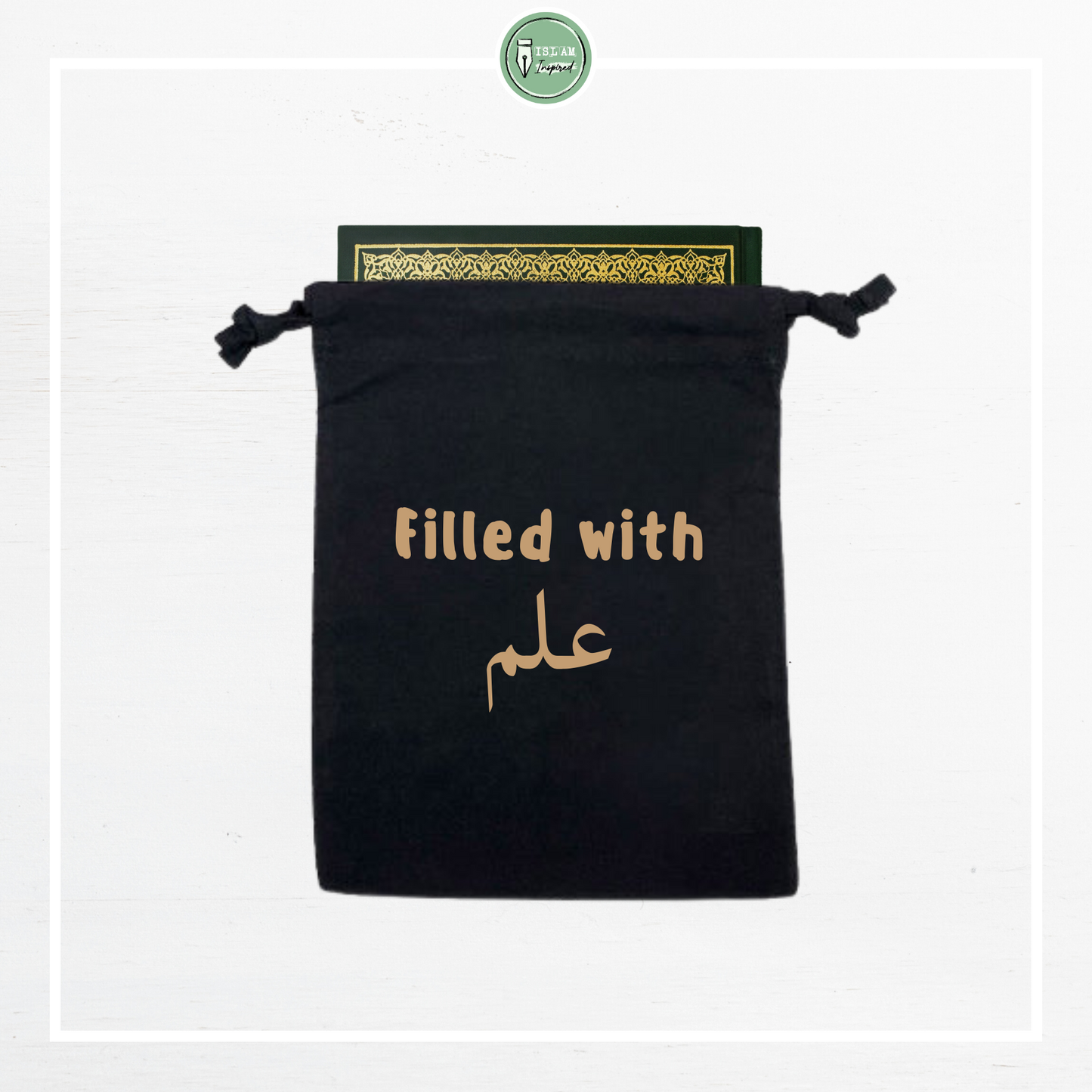 Bookbag 'Filled with ilm' (knowledge)