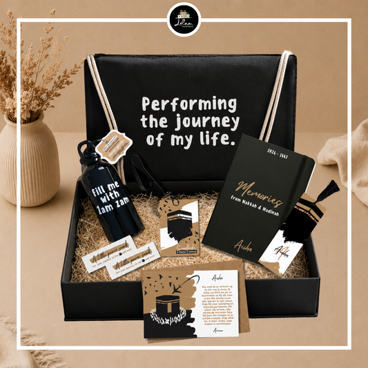 Giftbox voor iemand die op Hajj of Umrah vertrekt
