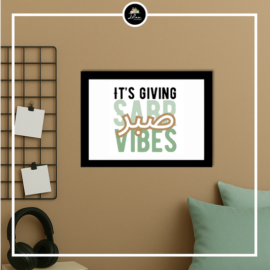 Poster of lijst 'It's giving Sabr vibes'