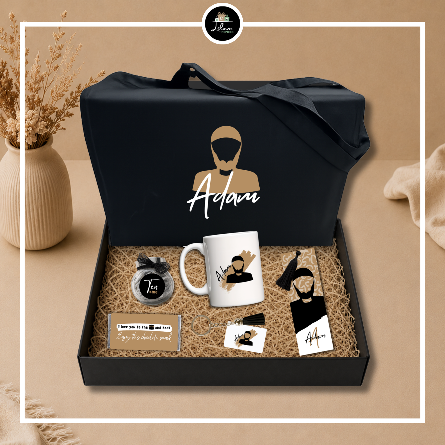 Gepersonaliseerde giftbox voor een moslim(a) 'Tea amo'