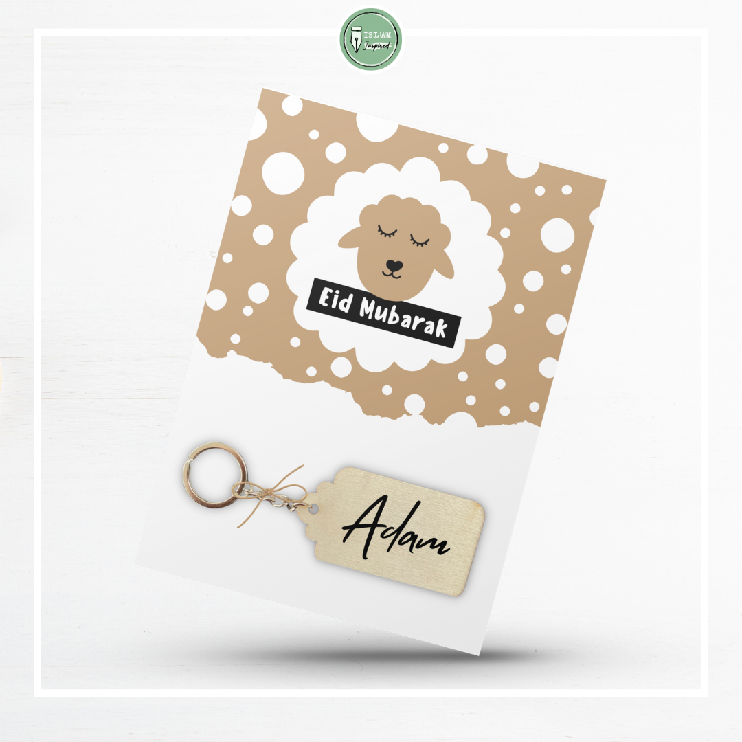 Eid Mubarak keycard 'schaap'
