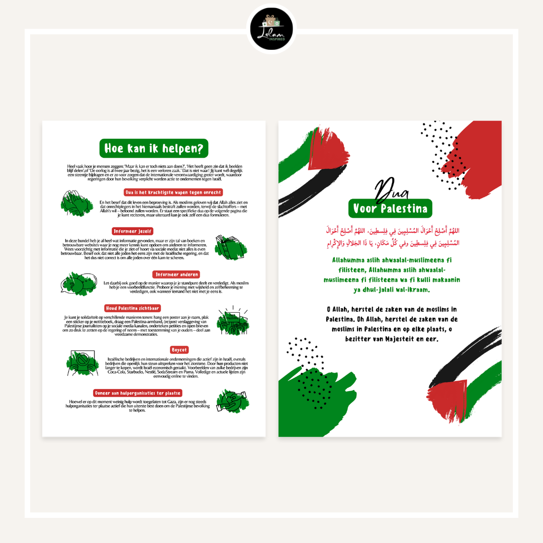 Interactieve Palestina printable