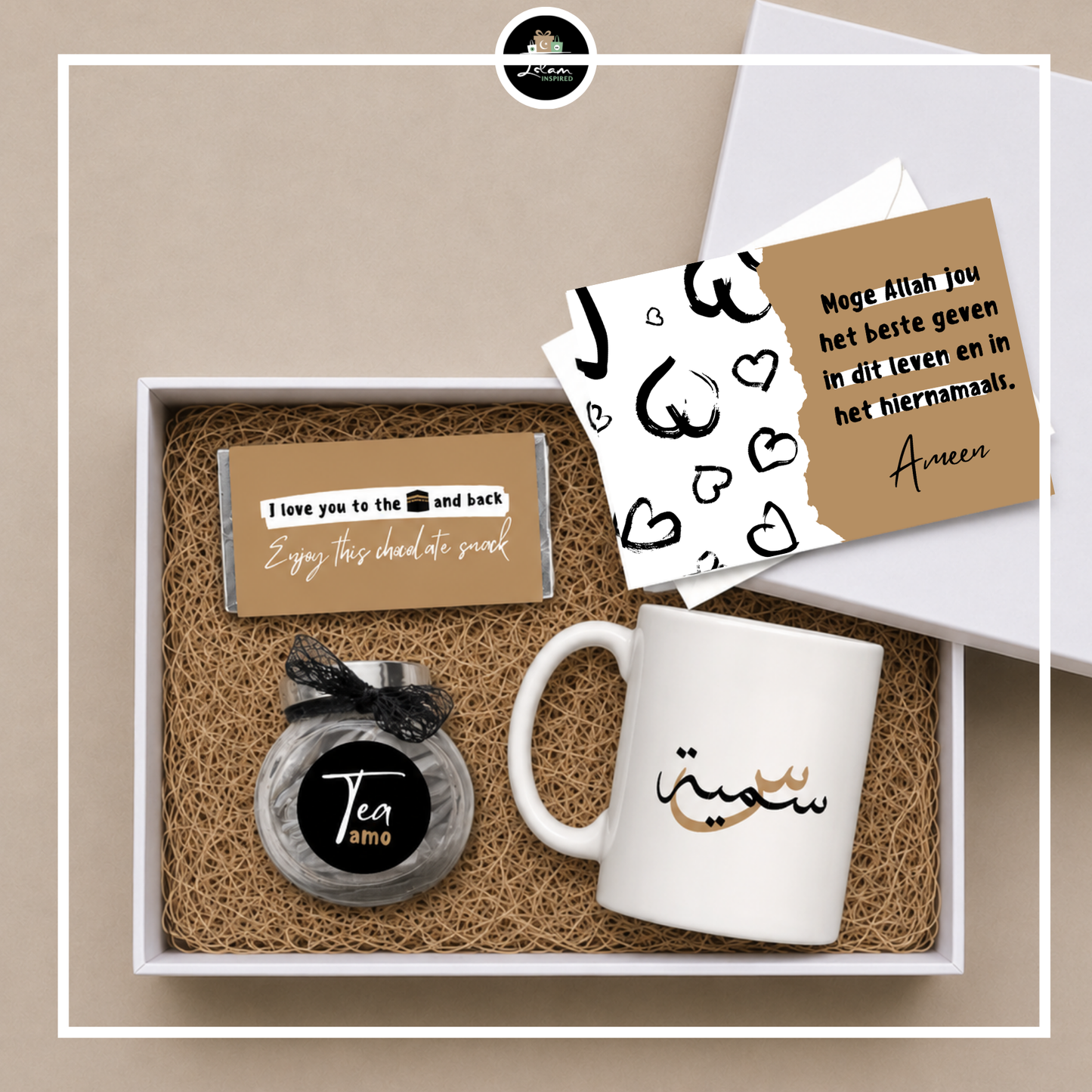 Gift box or gift bag for a loved one