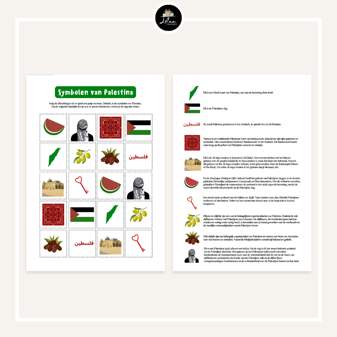 Interactieve Palestina printable