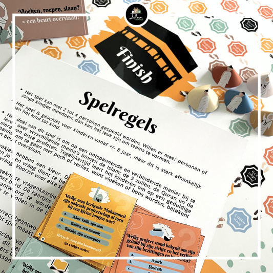 Bordspel 'Quiz je naar de Kaaba' (printable)