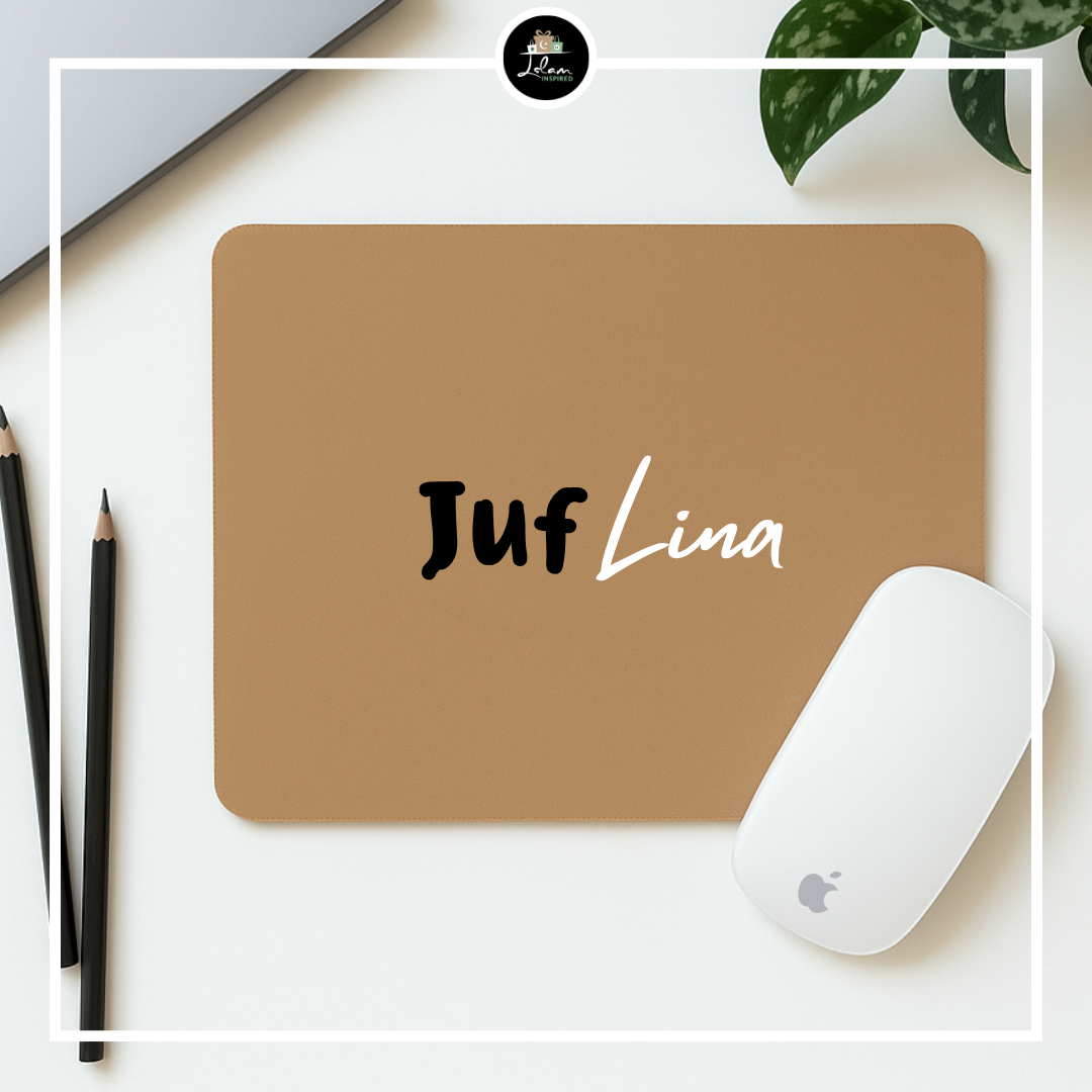 Personalized mouse pad for a teacher