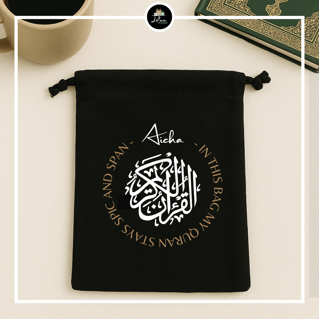 Gepersonaliseerde Ramadan bookbag voor je Quran