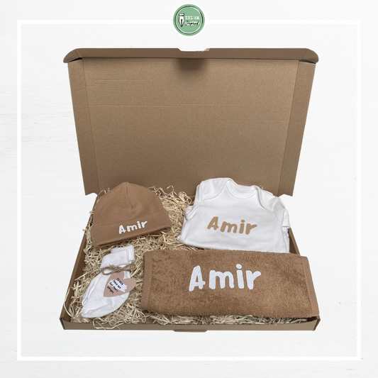 Brievenbus cadeautje voor een pasgeboren baby ‘Gepersonaliseerd'