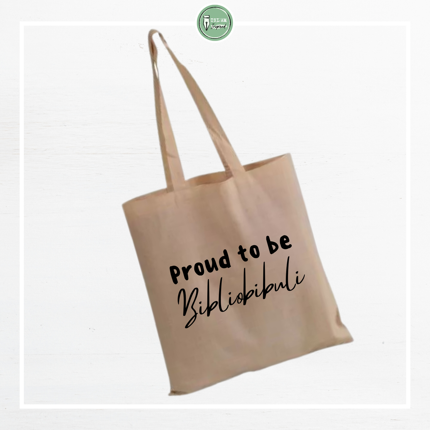 Totebag 'Proud to be biblibibuli'