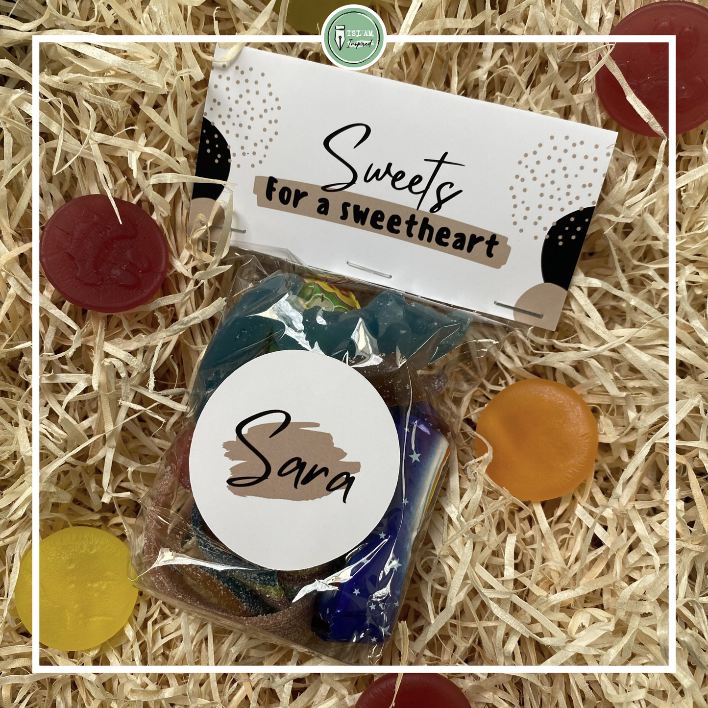Snoepzakje 'Sweets for a sweetheart'