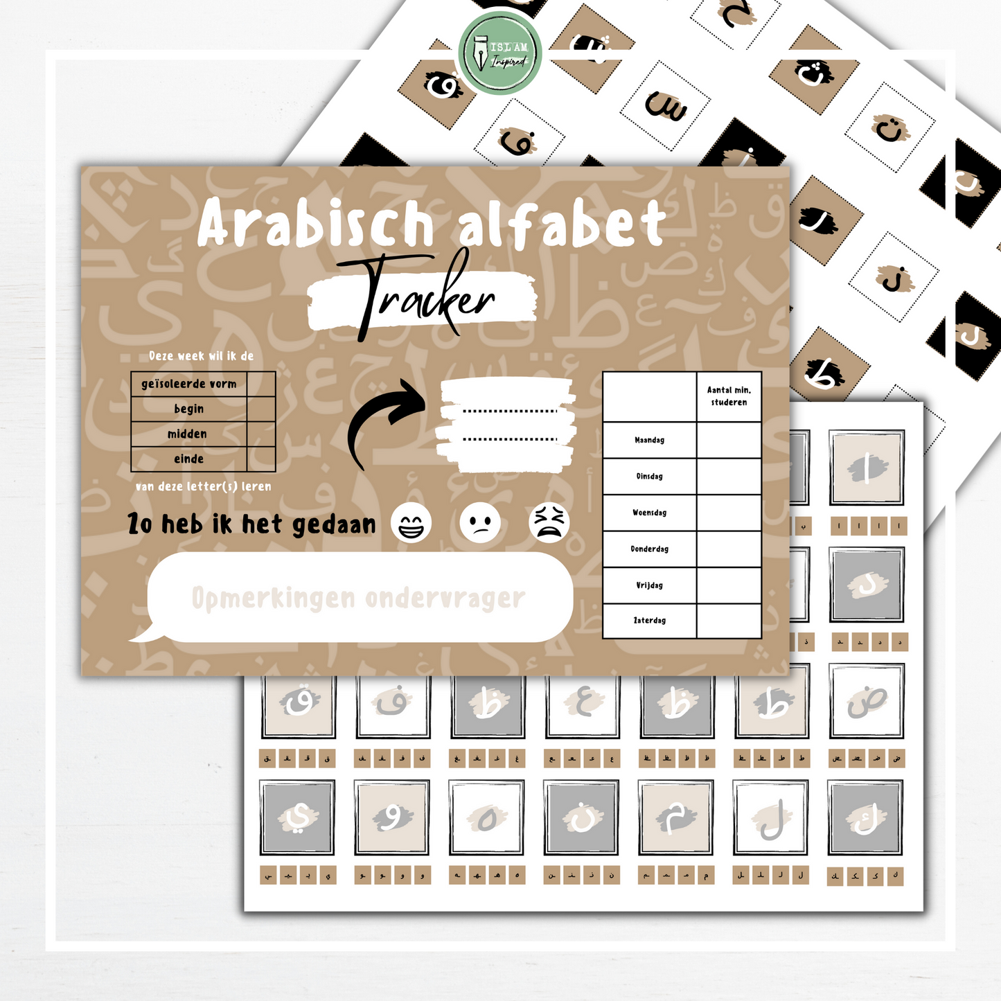 Arabisch alfabet tracker