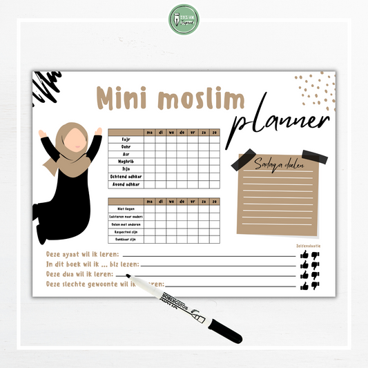 Mini moslim planner